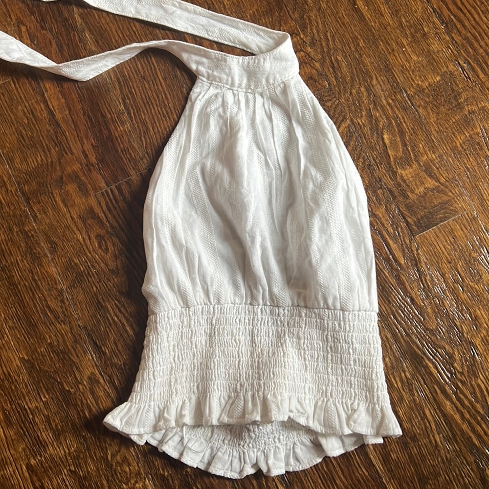 White Halter Top | Abercrombie & Fitch | Size S